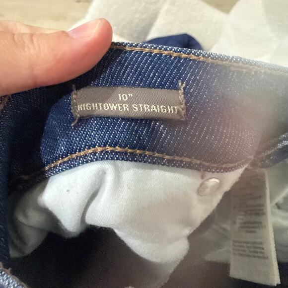 J. Crew Point Sur 10" Hightower Straight Jeans Dark Wash High Waist Size 29 - Picture 6 of 8